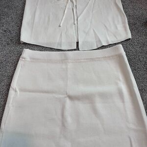 Elegant White Skirt